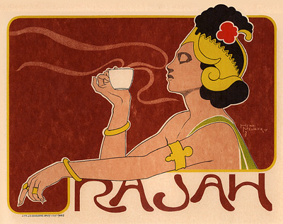 Cafe Rajah by Henri Meunier (1873-1922)