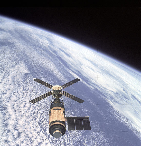 The US space station Skylab: in 1973, this was the place to be in case you craved 'real' ice cream in space