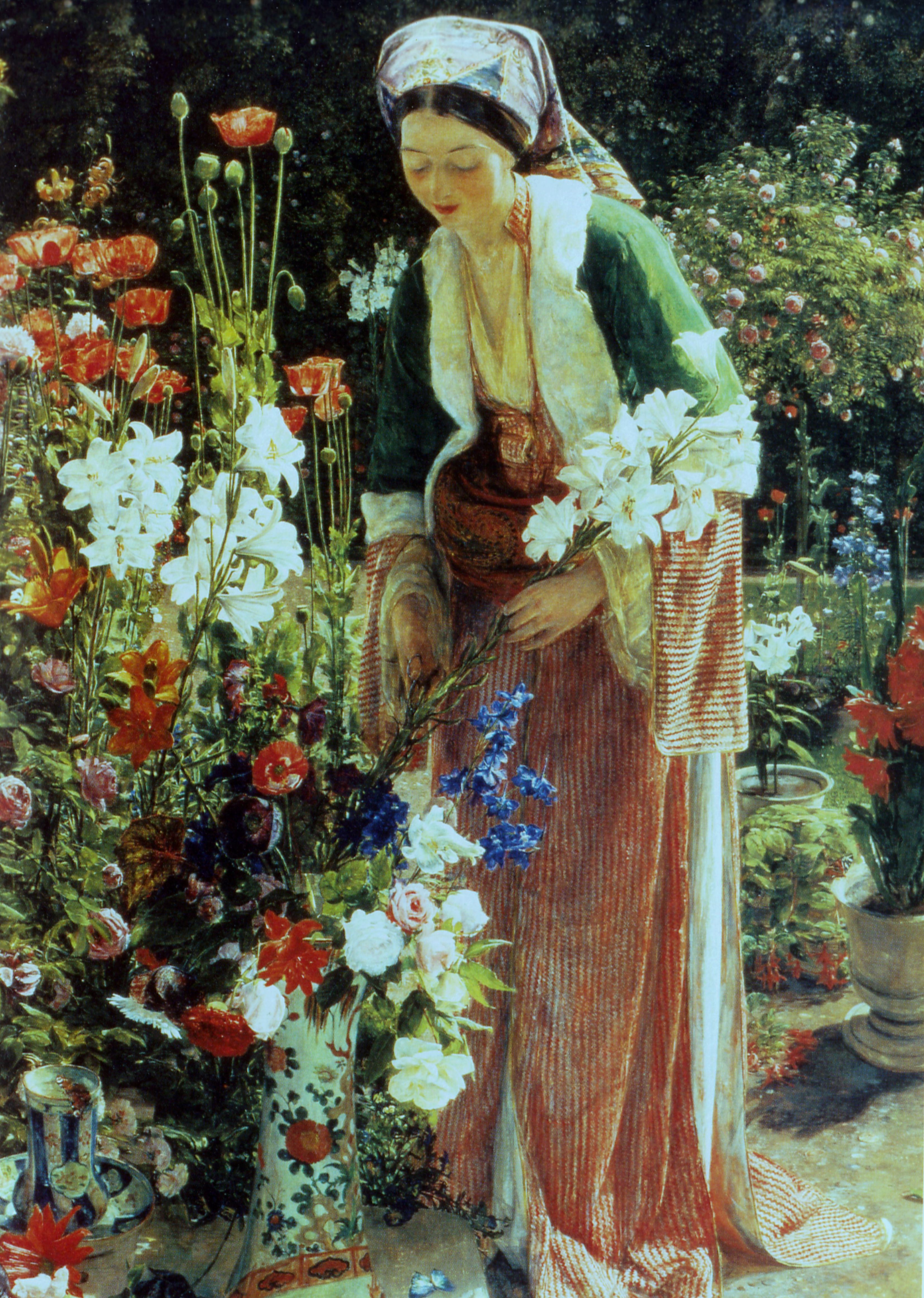 In the Bey's garden, by John Frederick Lewis