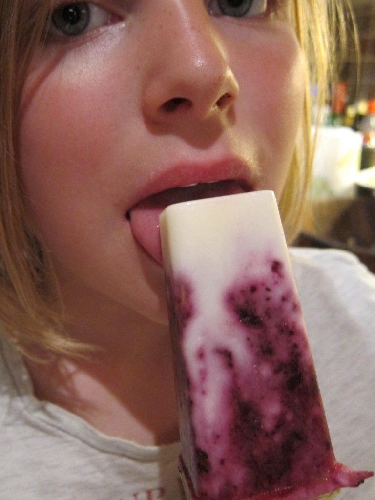 Quark Cherry ice pops - quite irresistable!