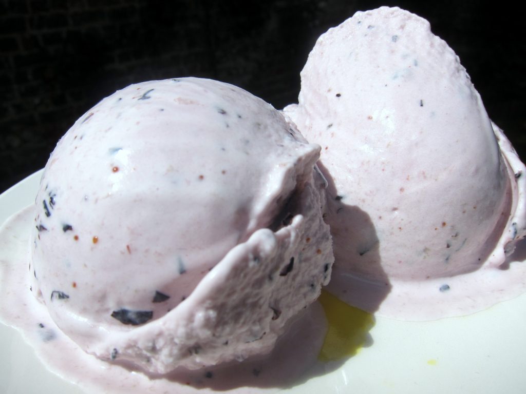 Blueberry Yoghurt ice cream