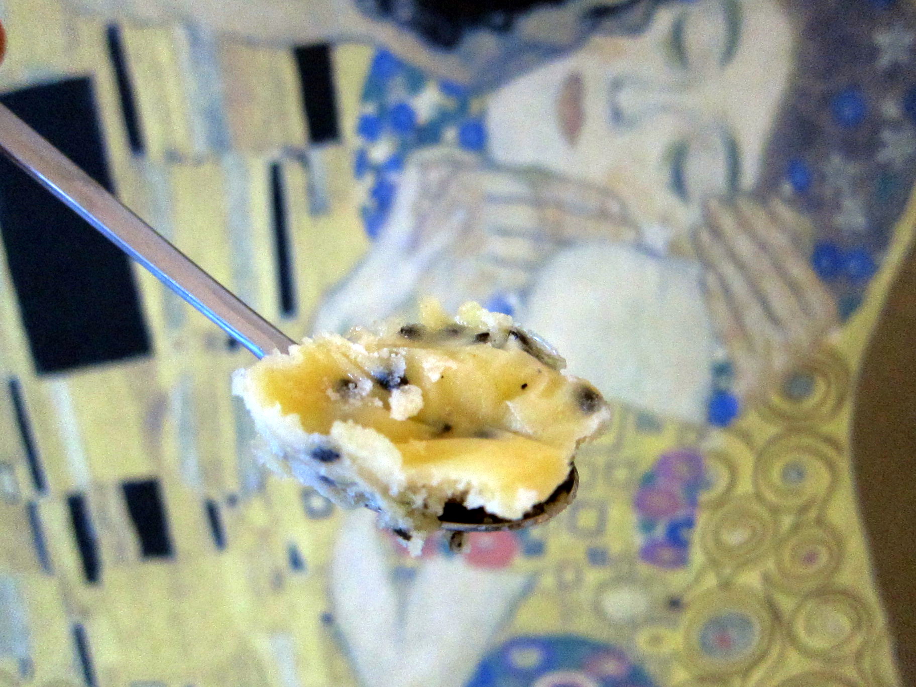 Passion fruit sorbet