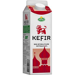 Kefir is becoming more and more commercially available these days (the pictured package is Swedish)