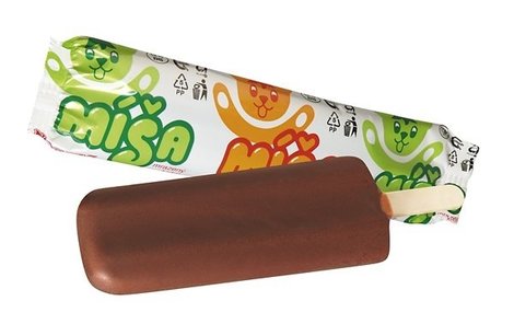 Nanuk Míša - classic Czech ice popsicle, largely based on cottage cheese